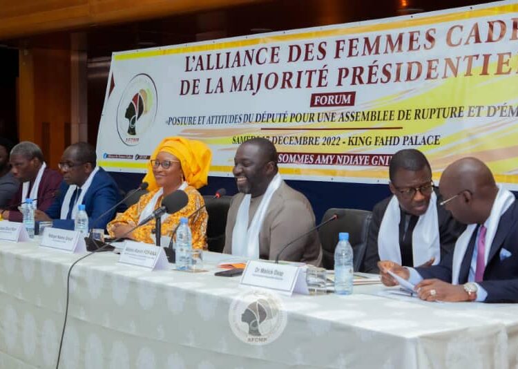 Forum sur l’Assemblée Nationale : l’Alliance des Femmes Cadres de la Majorité présidentielle en ordre de bataille