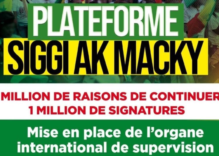 Plateforme Siggi ak Macky : Un million de signatures pour faire de Macky Sall un candidat en 2024