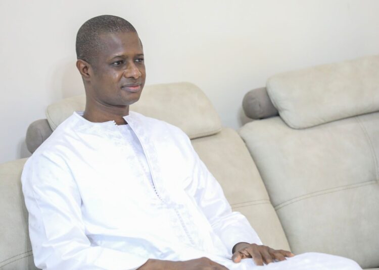 Le Ministre Antoine Diome en deuil