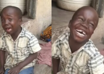 Voici l’histoire du jeune garçon qui pleure et rit soudainement