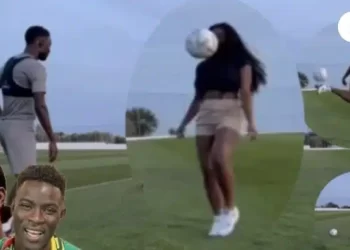 Quand Virginie jongle mieux que son mari Moustapha Name qui est impressionné (vidéo)