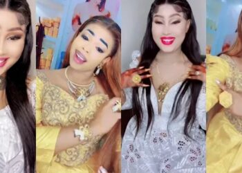 Korité : En robe sirène, Mame Ndiaye Savon « déshabillée » par les internautes (Vidéo)