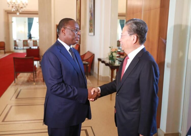 Renforcement de la coopération sino-sénégalaise : Le président de l’Assemblée nationale chinoise reçu par Macky Sall