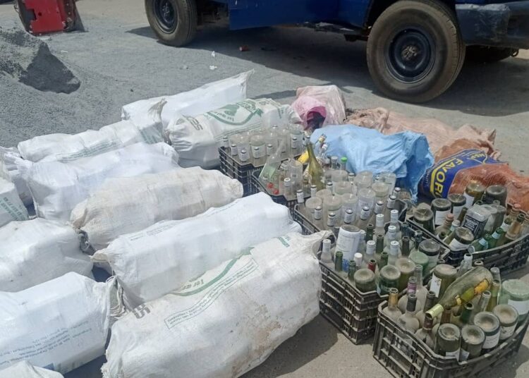Ngor : Du matériel destiné à la fabrication de cocktails molotov saisi