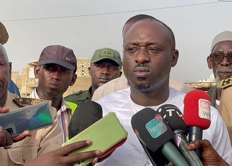 Touba : Issakha Diop salue l’état d’avancement des travaux d’assainissement