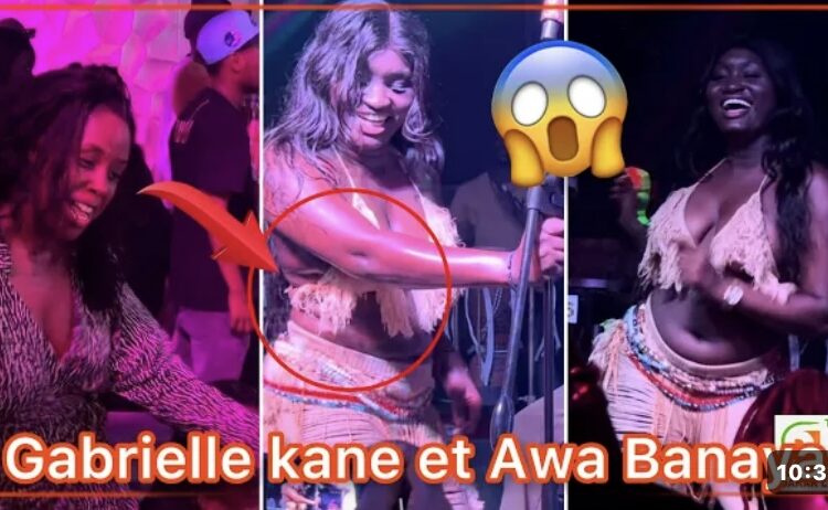 Awa Banaya et Gabrielle Kane chauffent la soirée de Waly Seck. Du jamais vu ! (Video)