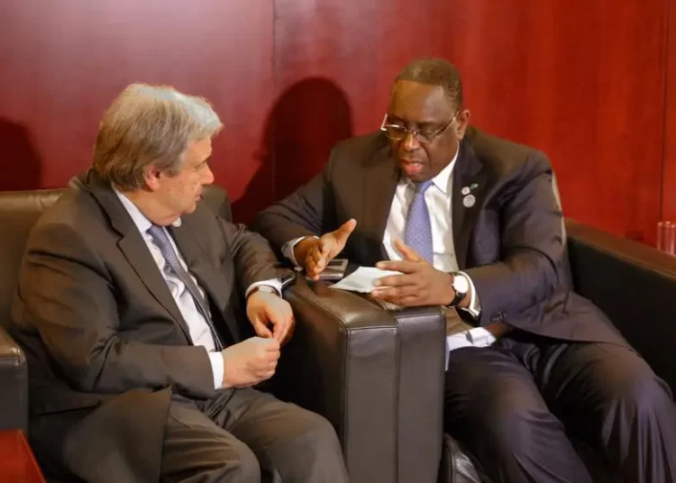 Paris : Macky Sall s’est entretenu avec Antonio Guterres, l’homme fort de l’ONU