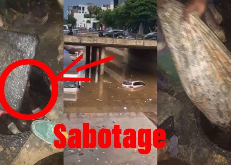 Hivernages et inondations : Quand des saboteurs bouchent canaux et tuyaux d’évacuations… (Vidéo)