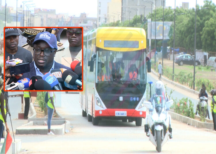 Essais du BRT: 150 bus attendus avec une capacité de transport de 300.000 personnes par jour