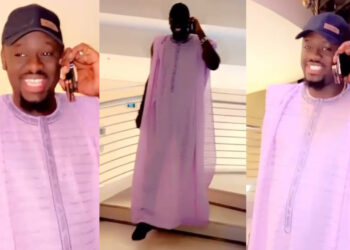 Grand Boubou Brodé : Omaro et sa tenue efféminée qui secoue la toile (Vidéo)