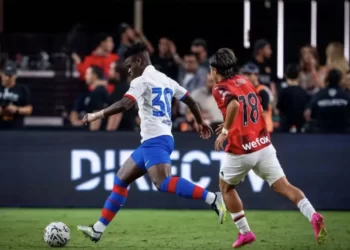 Barça: Mikayil Faye a joué ses premières minutes contre l’AC Milan (Vidéo)