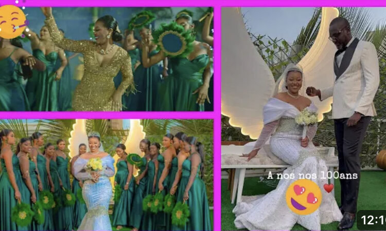 (Vidéo)- Incroyable annif du mariage de Clara et Dora Gueye : Comme un vrai mariage !