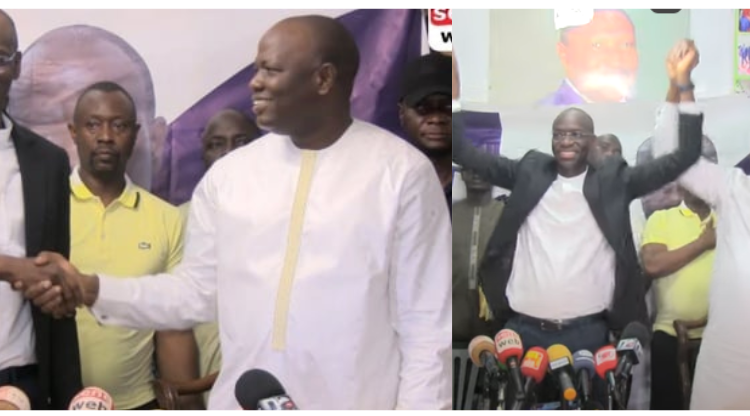 Abdoulaye Dièye, décroche un lieutenant de Idrissa Seck qui lui remet 3010 parrains pour Amadou Ba